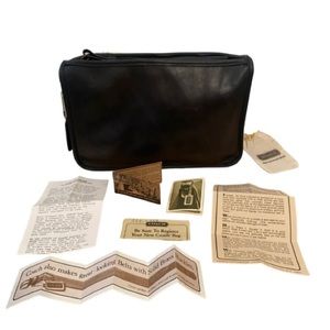 Vintage Coach Zippered Clutch NYC